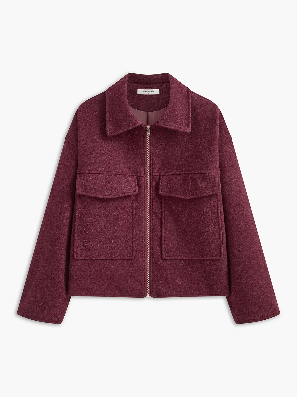 Cargo Tweed Polo Jacket sold by COMMENSE