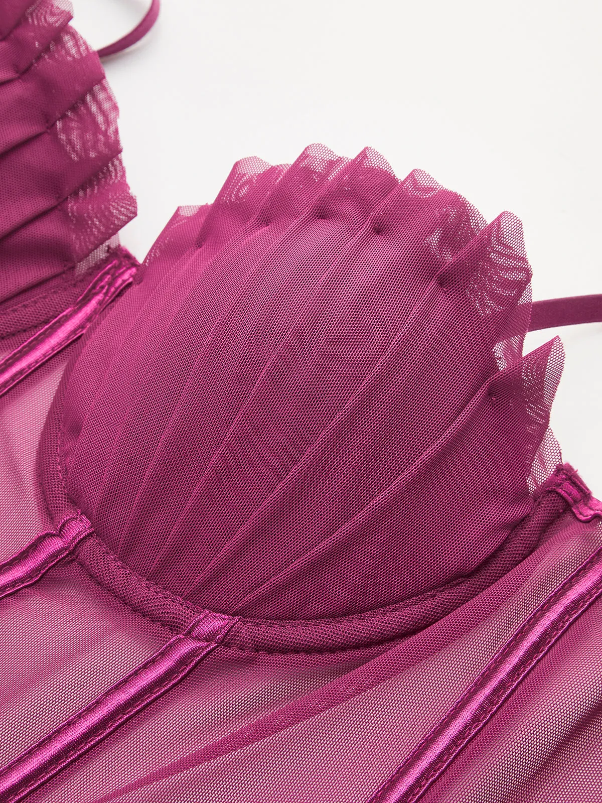 Romance Spaghetti Strap Lace Corset sold by COMMENSE product image thumbnail 3