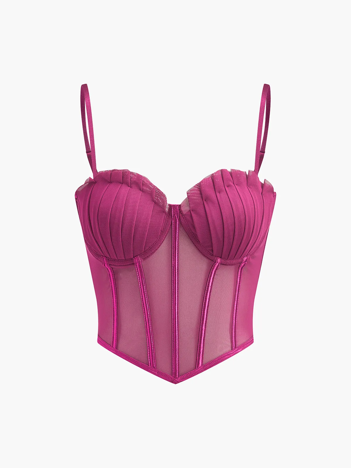 Romance Spaghetti Strap Lace Corset sold by COMMENSE