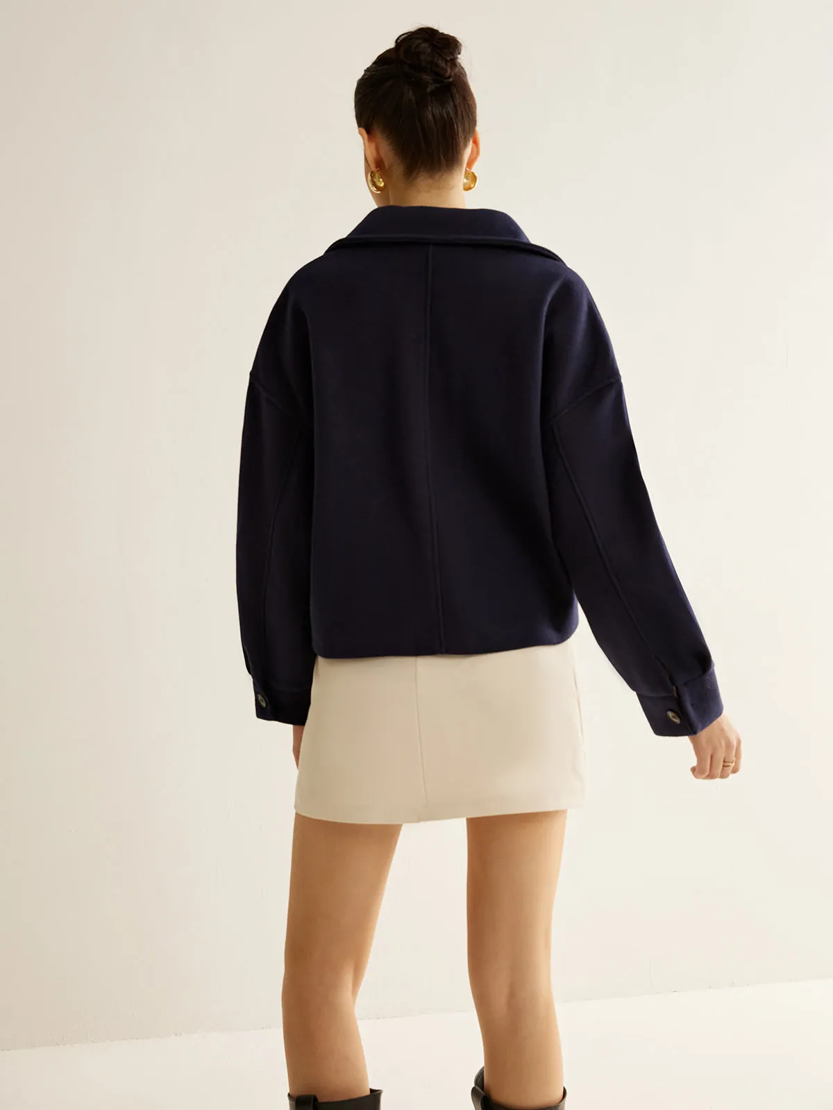 Casual Pockets Button Jacket sold by COMMENSE product image thumbnail 5