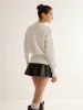 Plain Split Cardigan sold by COMMENSE