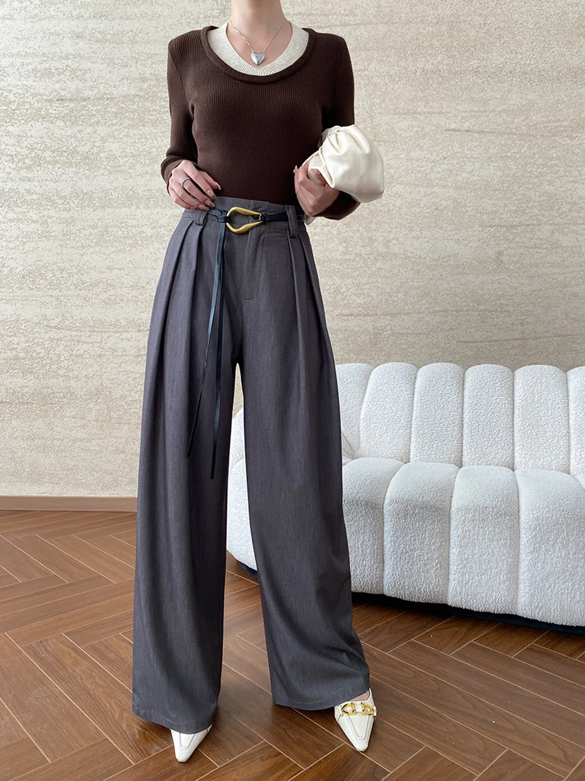 2 in 1 Ribbed Knit Top sold by COMMENSE product image thumbnail 4