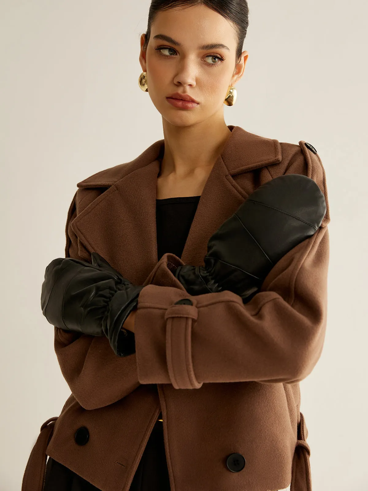 Utility Fleecing Sheepskin Gloves sold by COMMENSE product image thumbnail 3