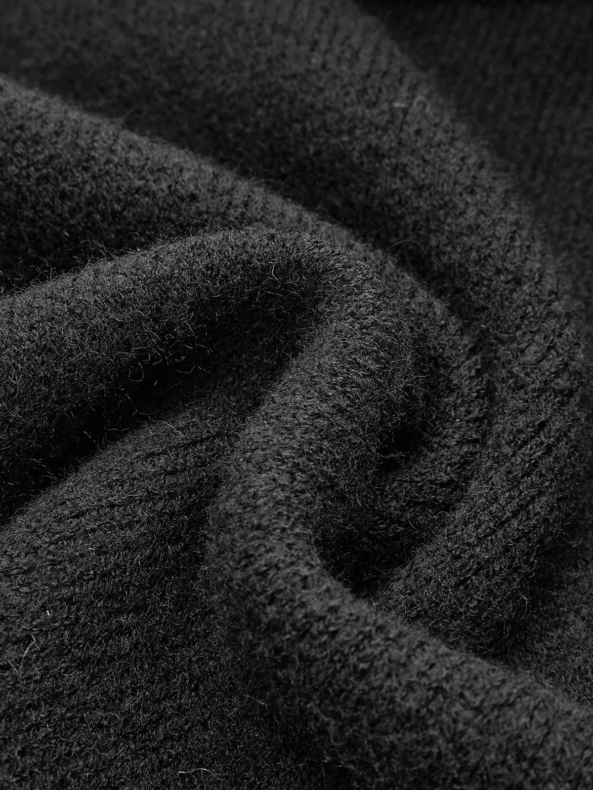 Pockets Long Knit Outerwear With Scarf sold by COMMENSE product image thumbnail 4