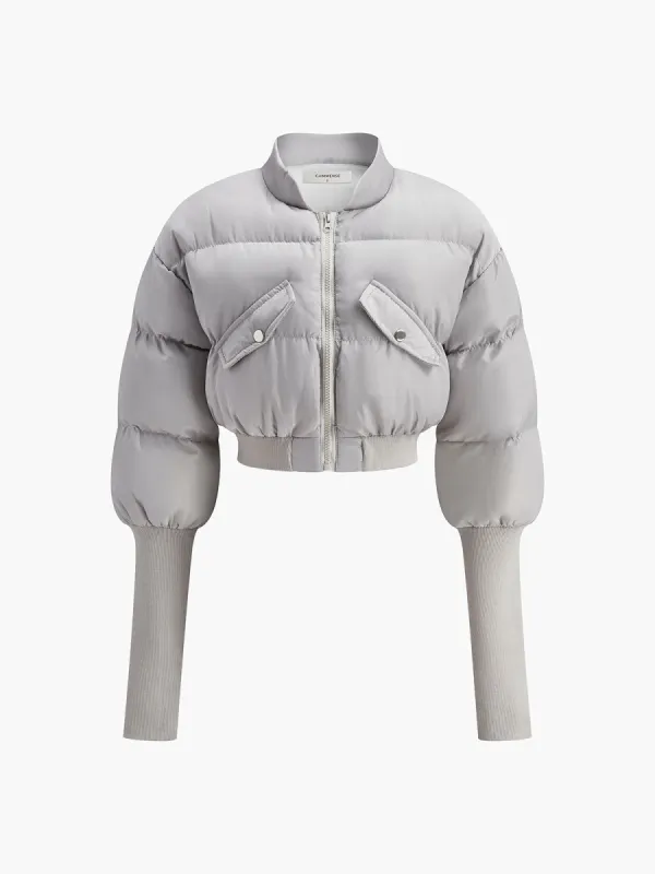 Stand Collar Short Winter Bread Coat sold by COMMENSE