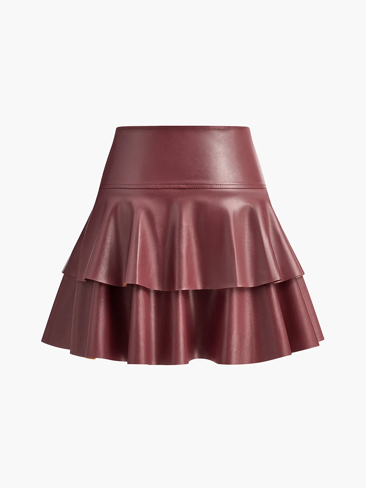 High-Waist Corset Ruffle Skirt sold by COMMENSE product image thumbnail 4