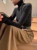 Minimalist Turtleneck Skinny Sweater sold by COMMENSE