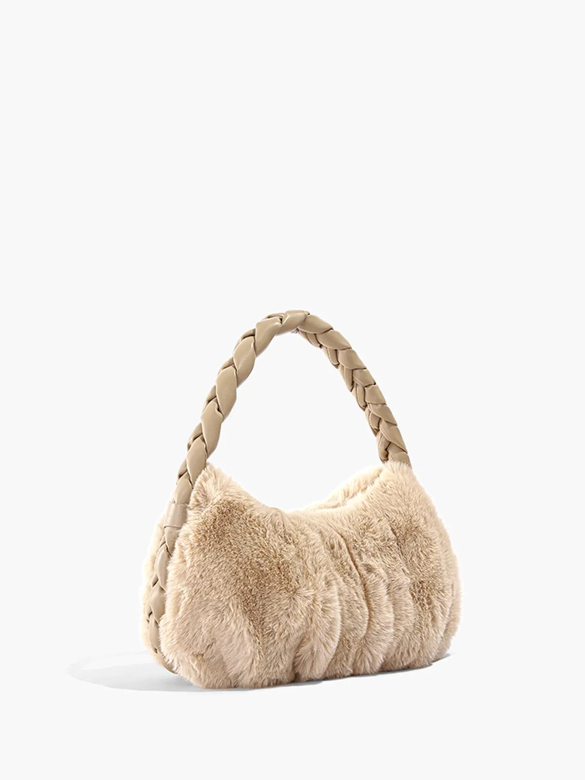 Woven Strap Fuzzy Hand Bag sold by COMMENSE product image thumbnail 2