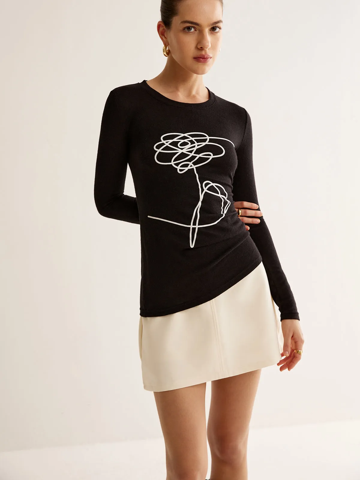 Floral Pattern Skinny Top sold by COMMENSE product image thumbnail 5