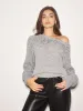 Beaded Decor Pullover Sweater sold by COMMENSE