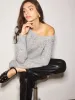 Beaded Decor Pullover Sweater sold by COMMENSE
