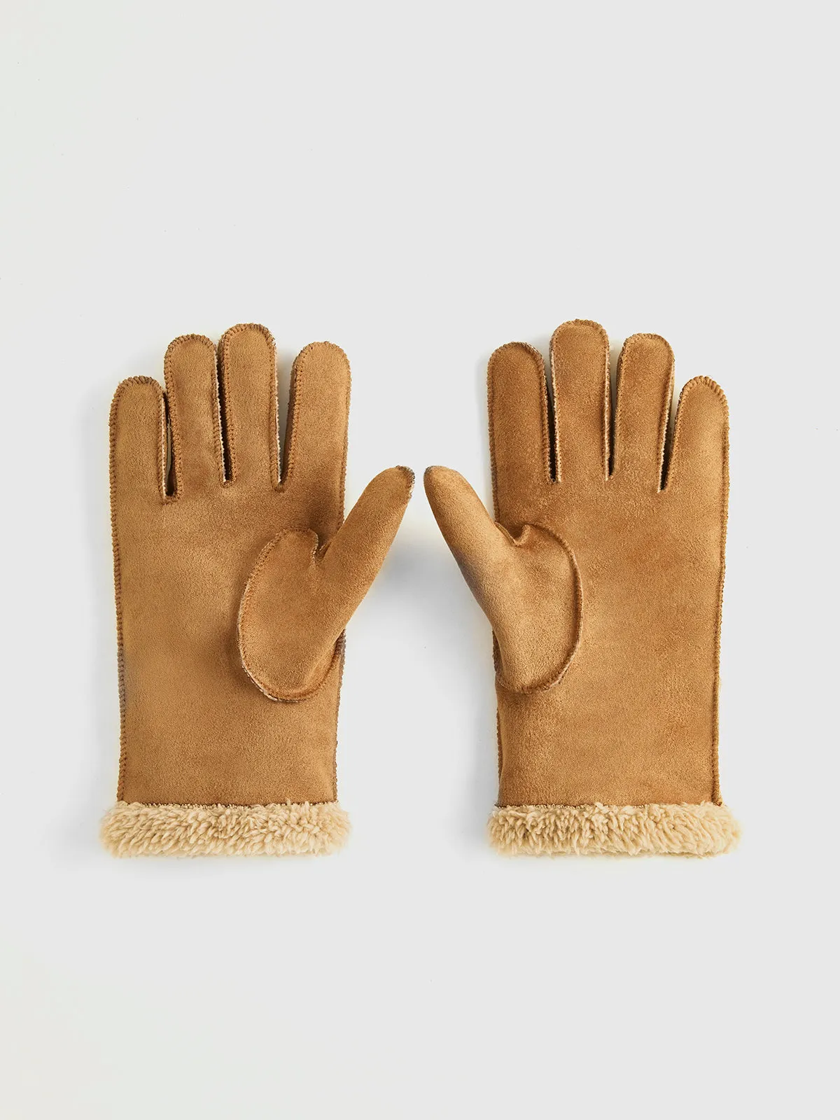 Utility Lambswool Suede Gloves sold by COMMENSE product image thumbnail 4