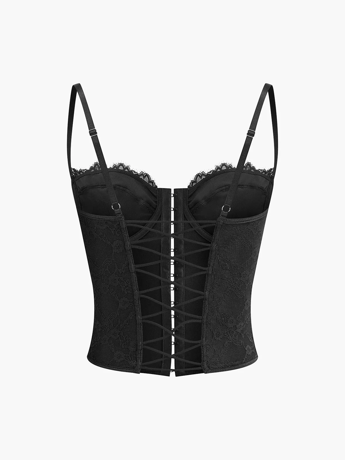 Criss Cross Lace Cami Top sold by COMMENSE product image thumbnail 4