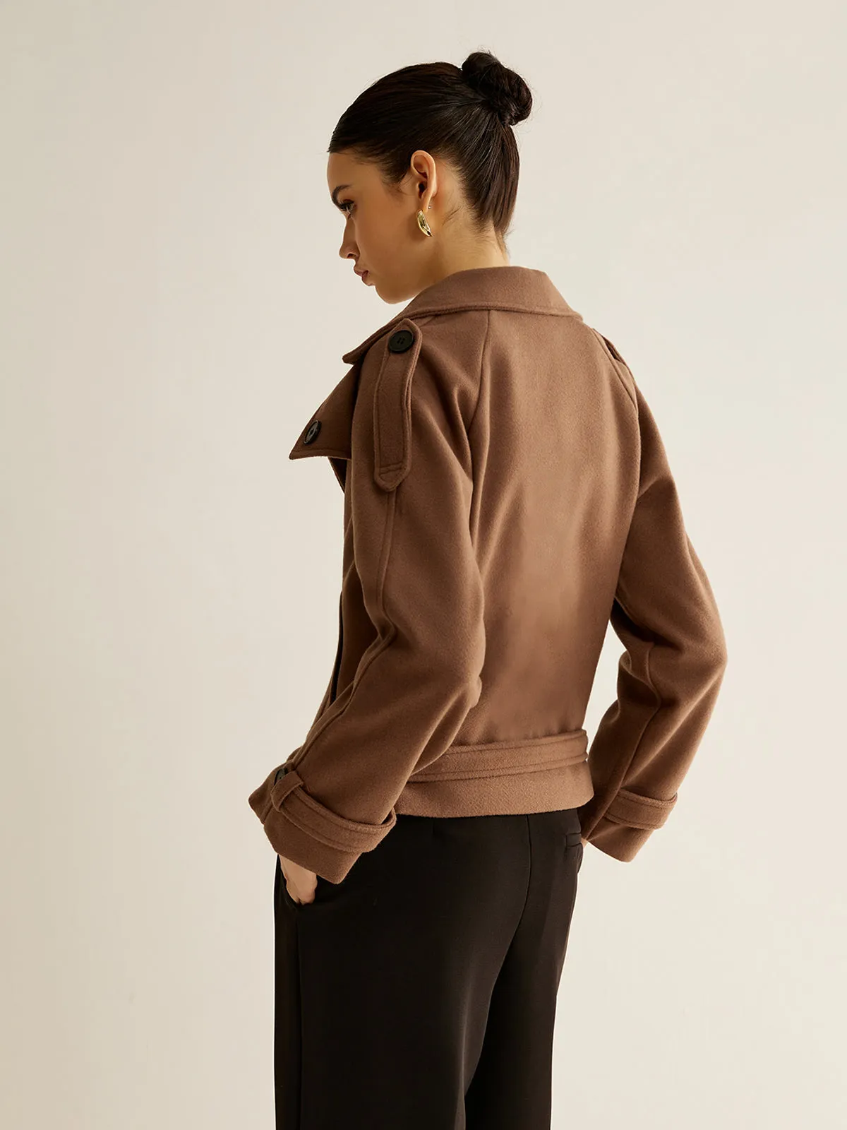 Regular Belted Button Blazer sold by COMMENSE product image thumbnail 5