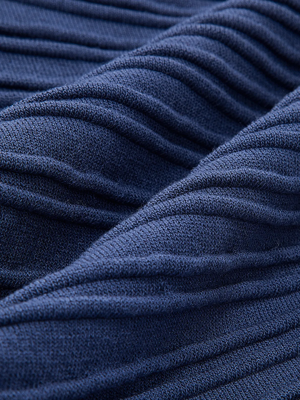 Pebble Pleated Button Knit Top sold by COMMENSE product image thumbnail 4