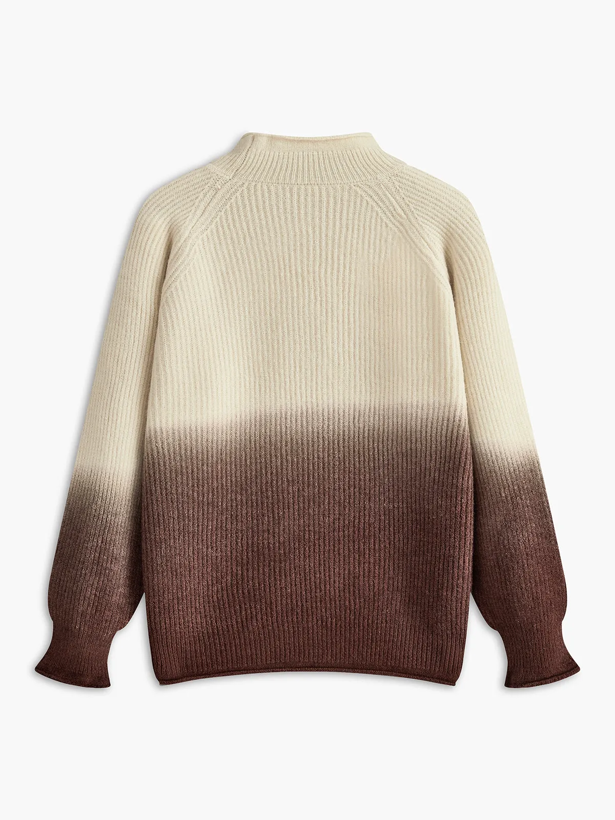Color Block Ribbed Sweater sold by COMMENSE product image thumbnail 3