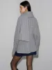 Minimalist Twist Shift Sweater With Scarf sold by COMMENSE
