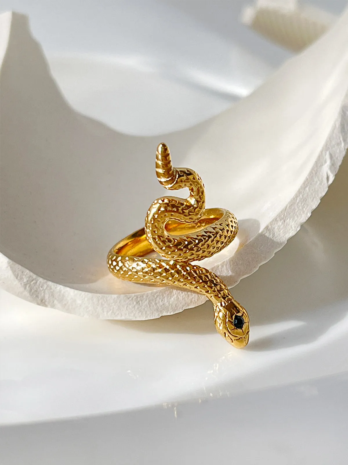 Snake Open Ring sold by COMMENSE product image thumbnail 3