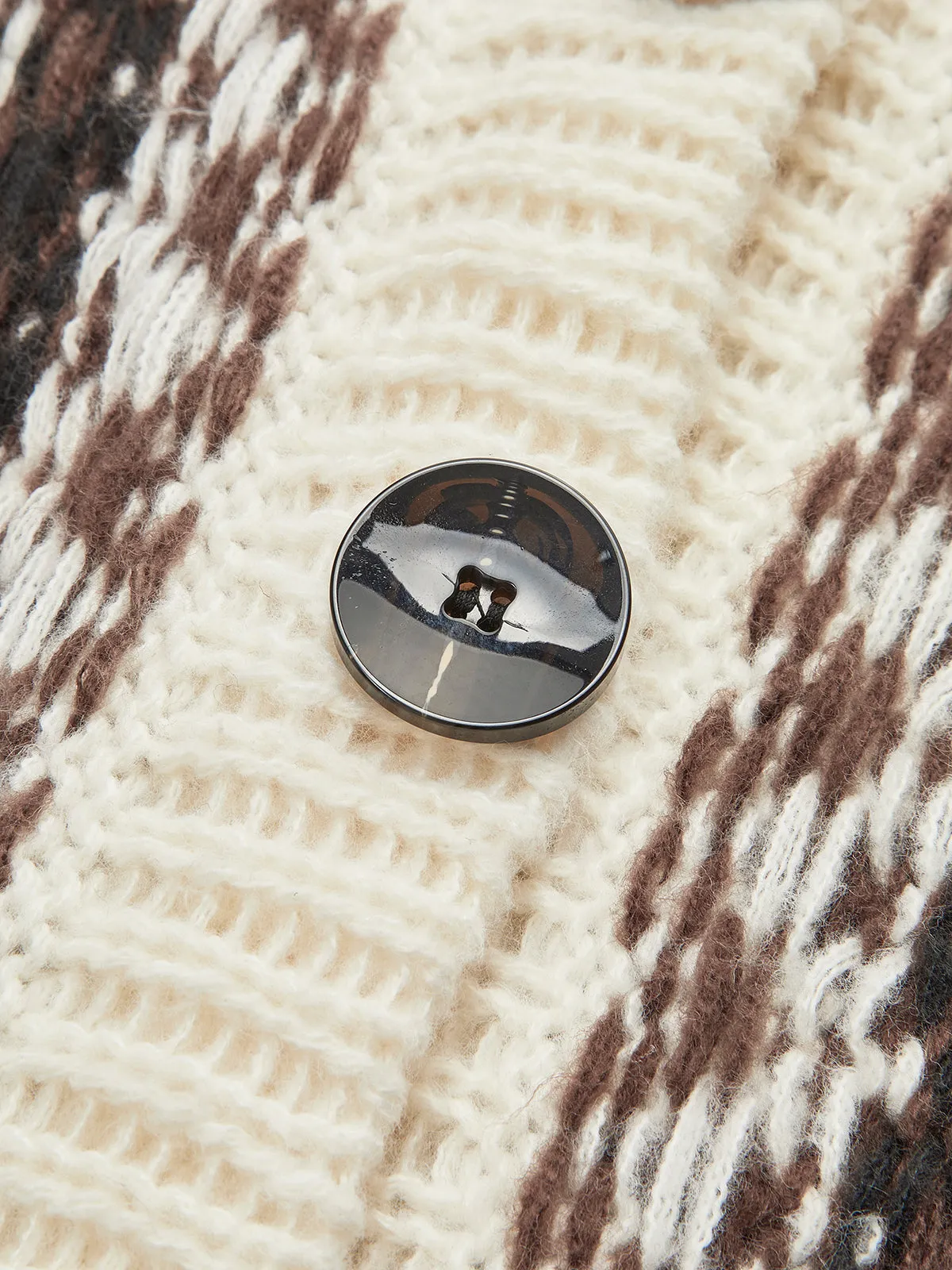 Boheme V-Neck Breasted Cardigan sold by COMMENSE product image thumbnail 2