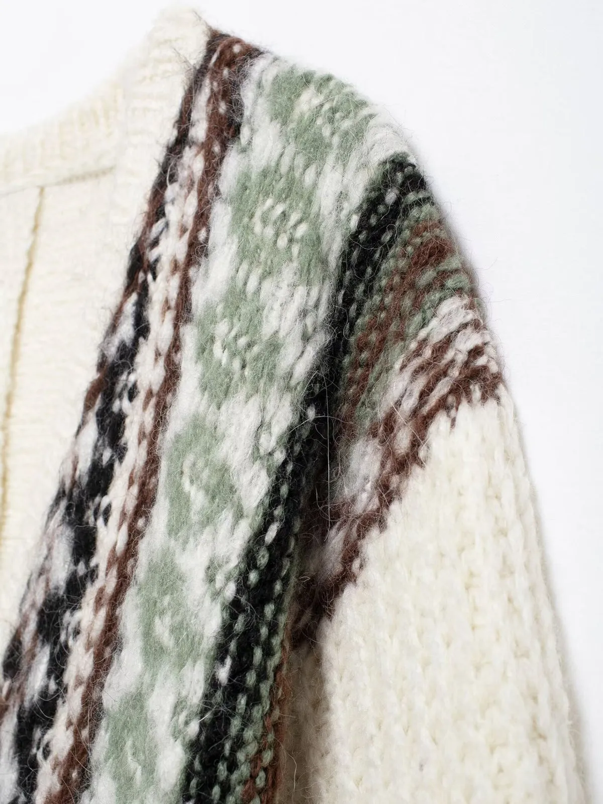 Boheme V-Neck Breasted Cardigan sold by COMMENSE product image thumbnail 5