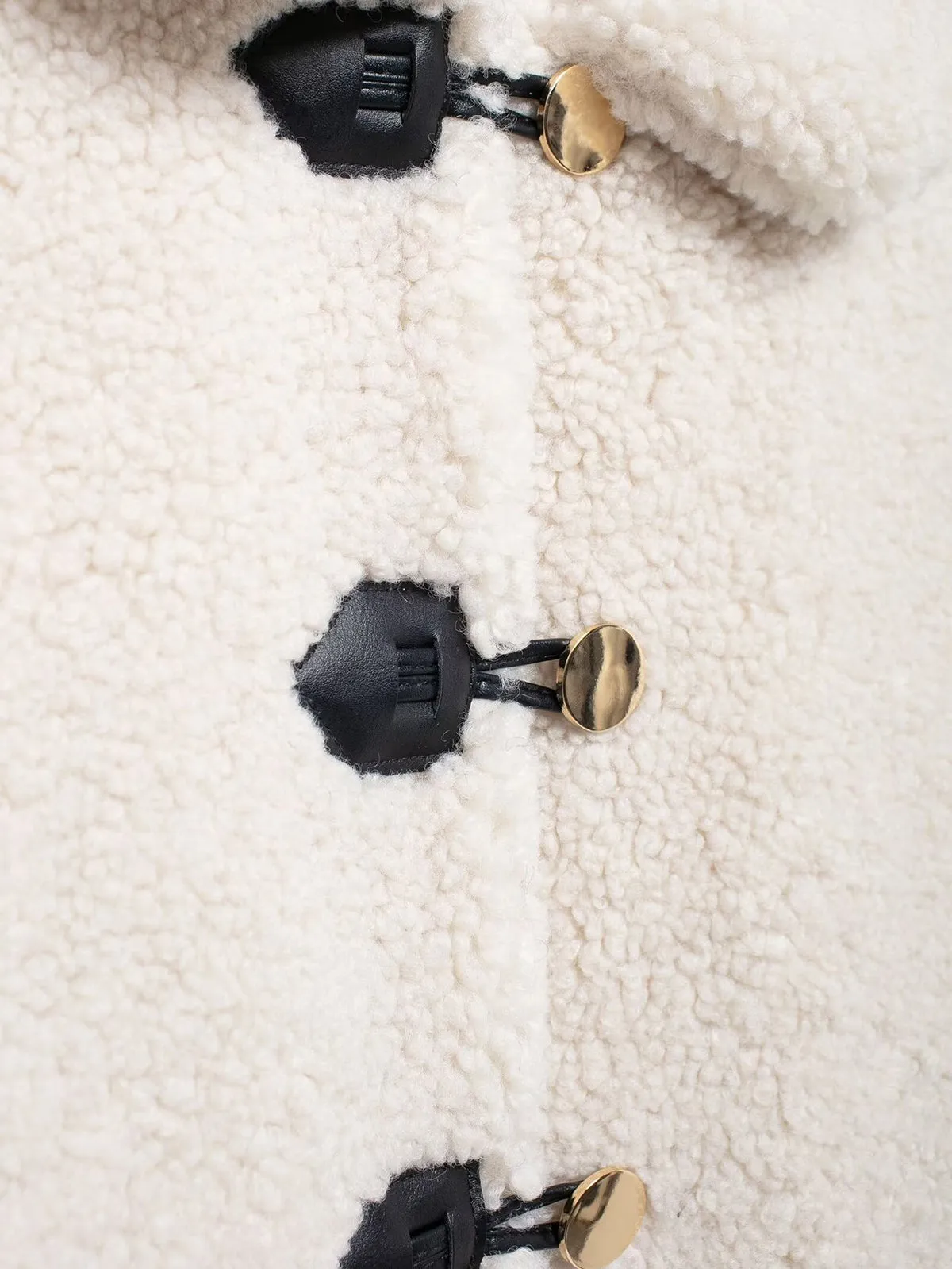 Lapel Fleece Winter Jacket sold by COMMENSE product image thumbnail 2