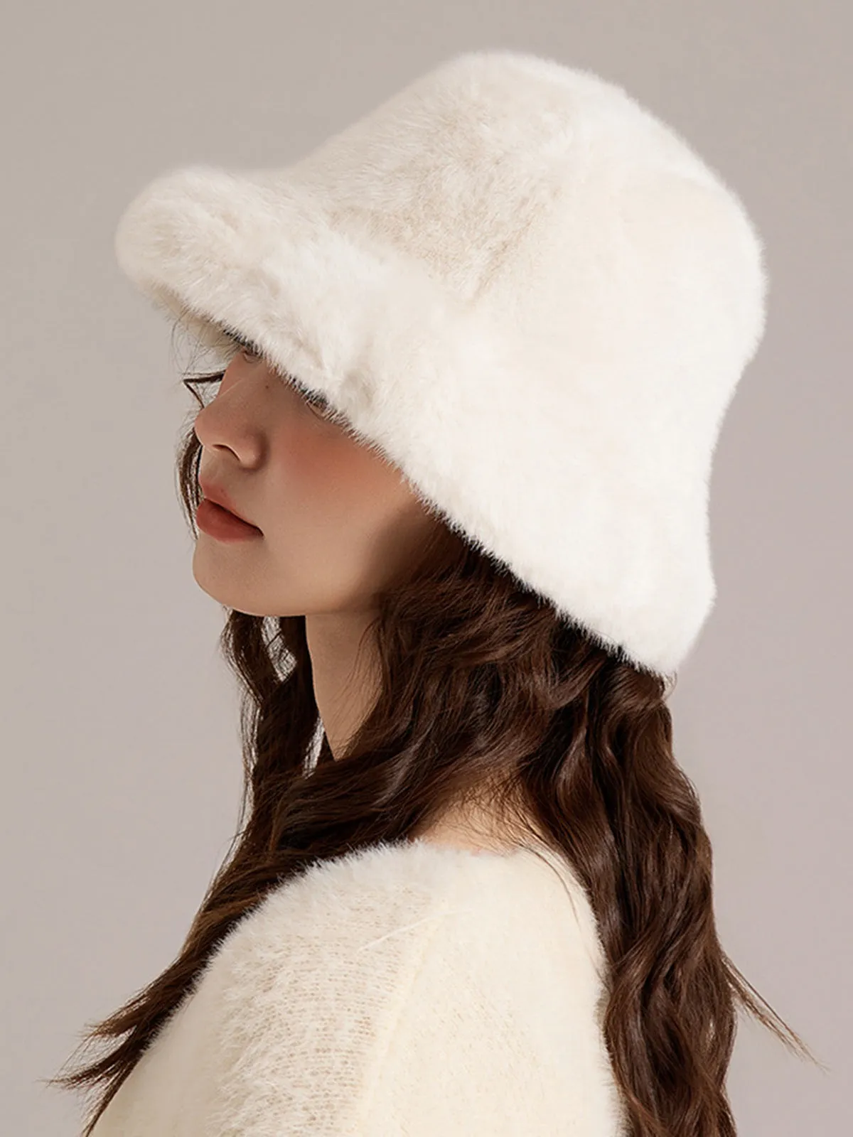 Winter Plush Bucket Hat sold by COMMENSE product image thumbnail 2