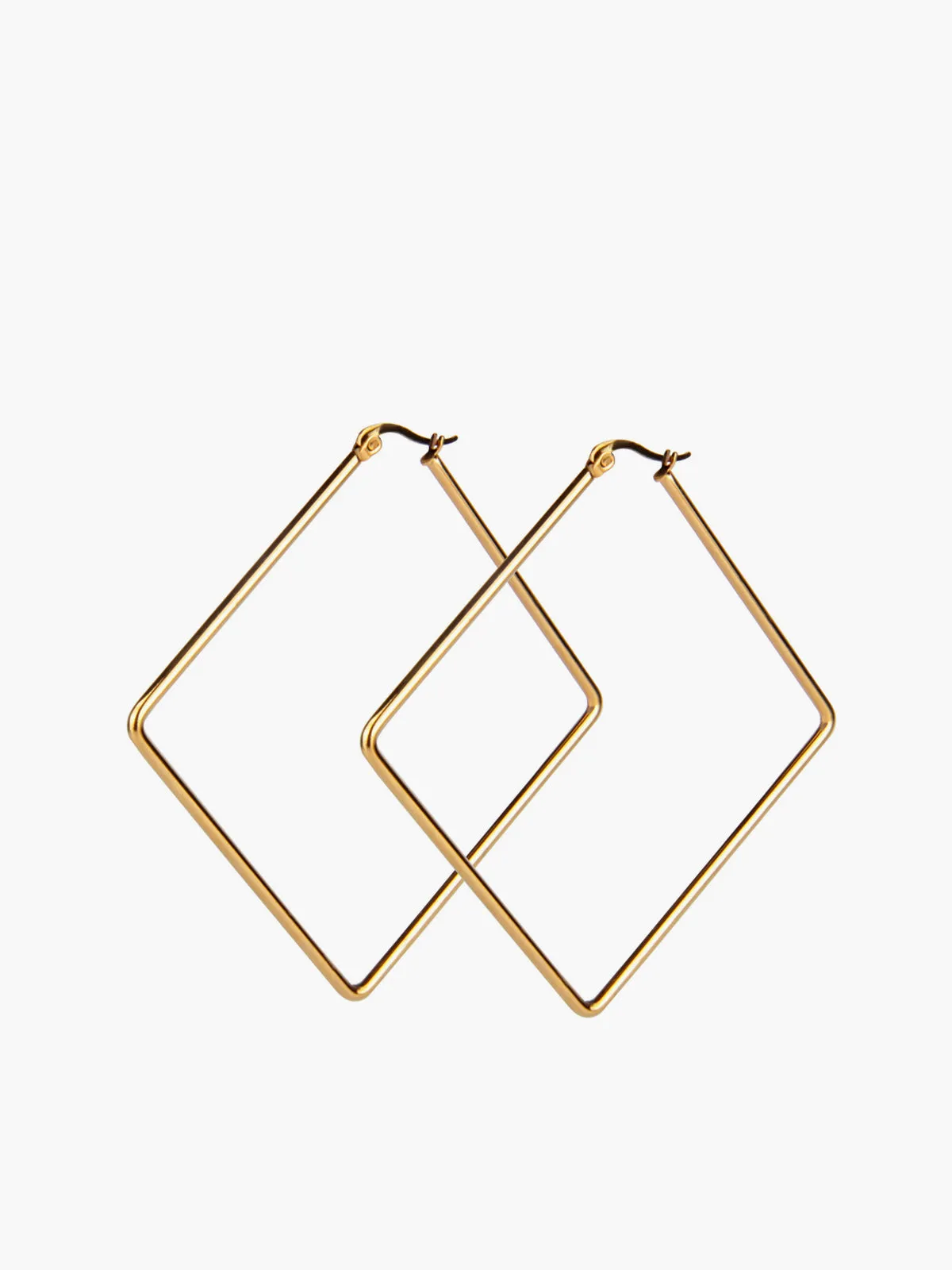 Geometric Square Pendant Earrings sold by COMMENSE