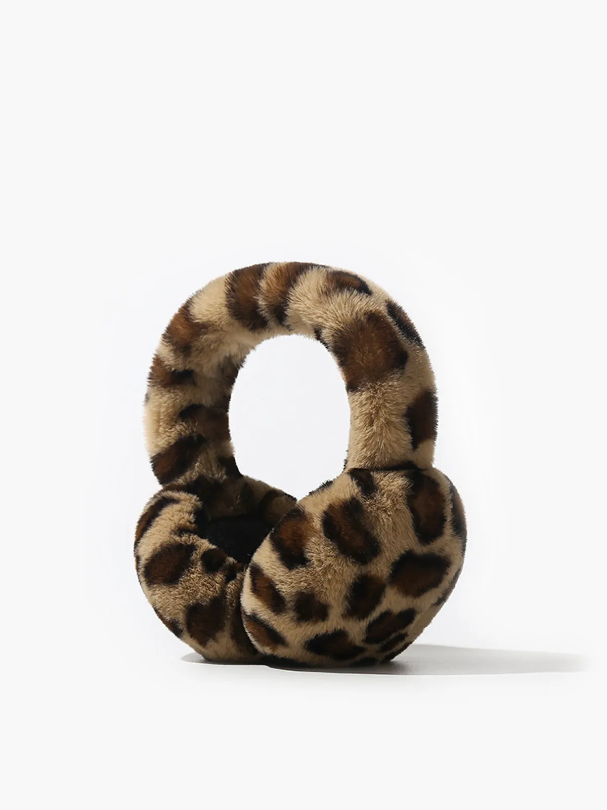 Leopard Fuzzy Earmuffs sold by COMMENSE