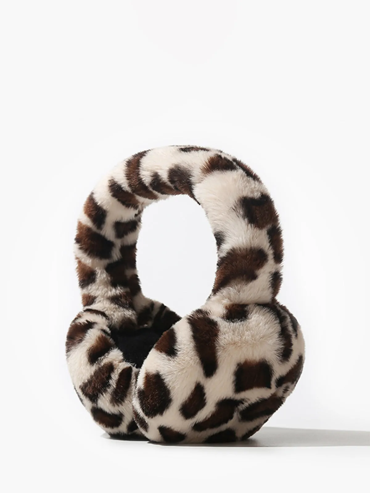 Leopard Fuzzy Earmuffs sold by COMMENSE product image thumbnail 4