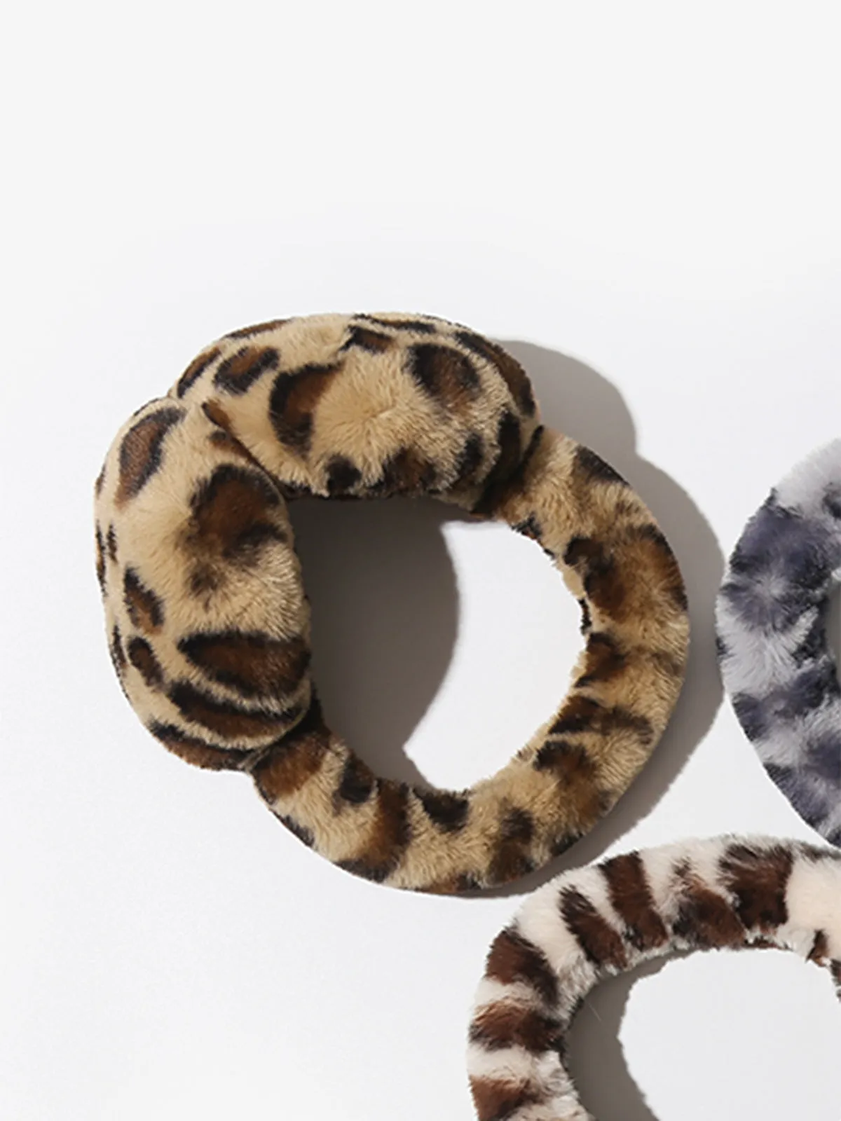 Leopard Fuzzy Earmuffs sold by COMMENSE product image thumbnail 3