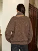 Minimalist Wool-Blend Scarf Sweater sold by COMMENSE