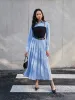 Minimalist Pleated Skirt Without Belt sold by COMMENSE