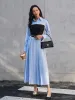 Minimalist Pleated Skirt Without Belt sold by COMMENSE