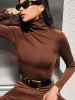 Turtleneck Pinstripe Jersey Dress Without Belt sold by COMMENSE