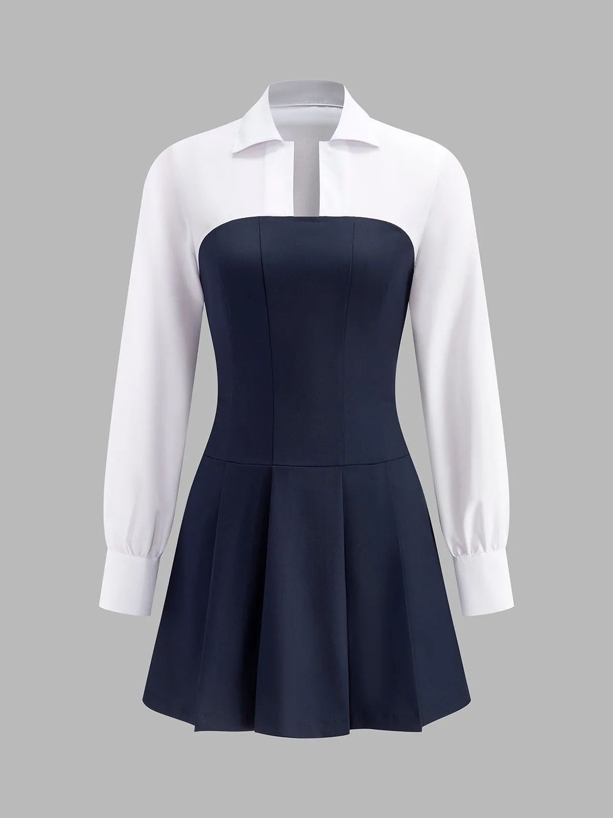 Pleated Panel Polo Dress sold by COMMENSE