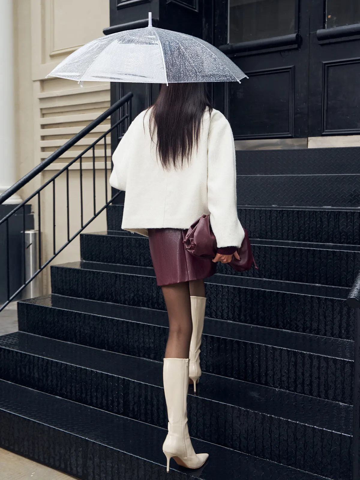 Romance Button Shift Coat sold by COMMENSE product image thumbnail 4