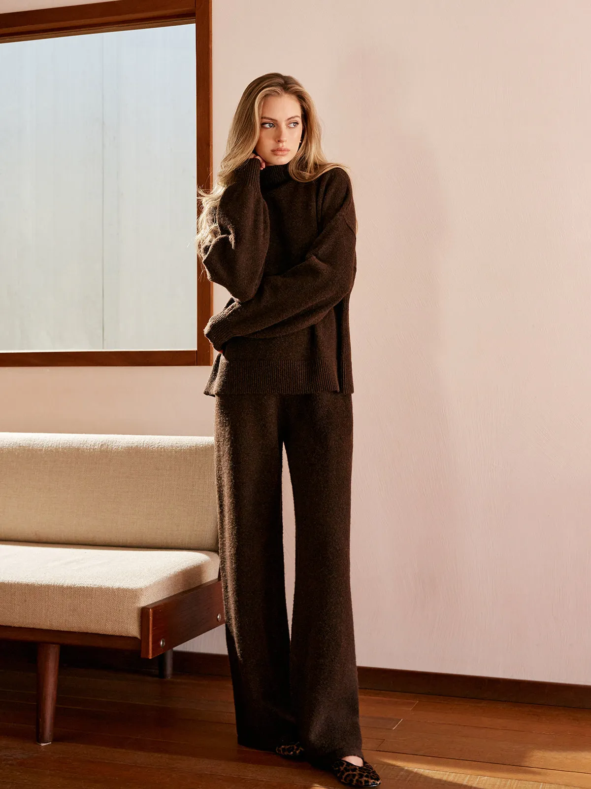 Basic Mock Neck Shift Sweater sold by COMMENSE product image thumbnail 5