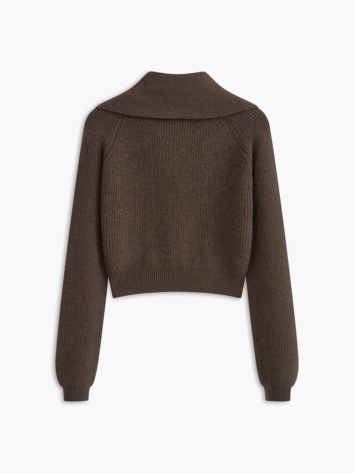 Lapel Button Short Cardigan sold by COMMENSE product image thumbnail 2