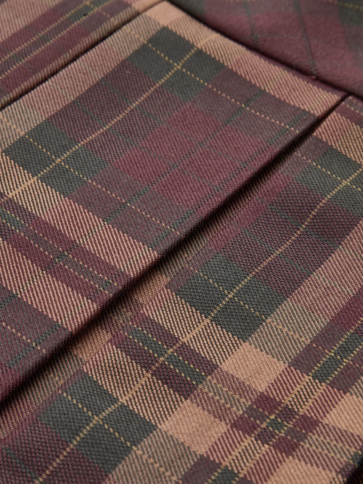 Checked Pleated Mini Skirt sold by COMMENSE product image thumbnail 3