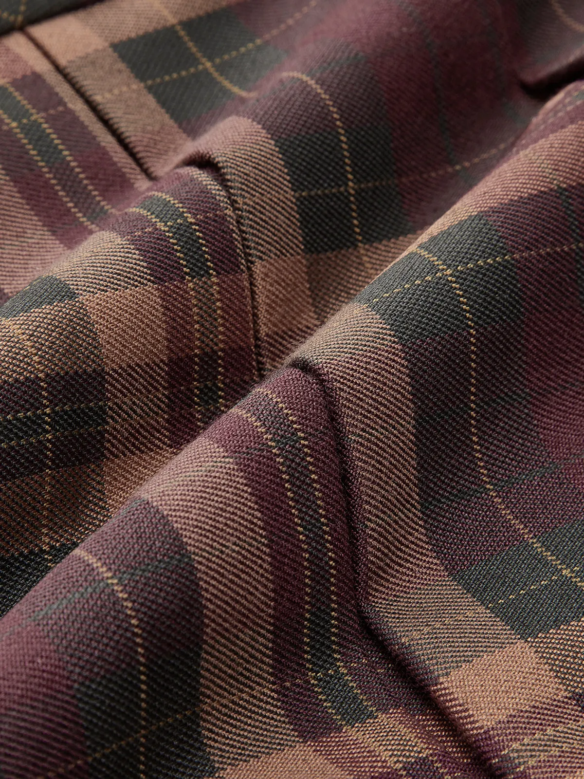 Checked Pleated Mini Skirt sold by COMMENSE product image thumbnail 4