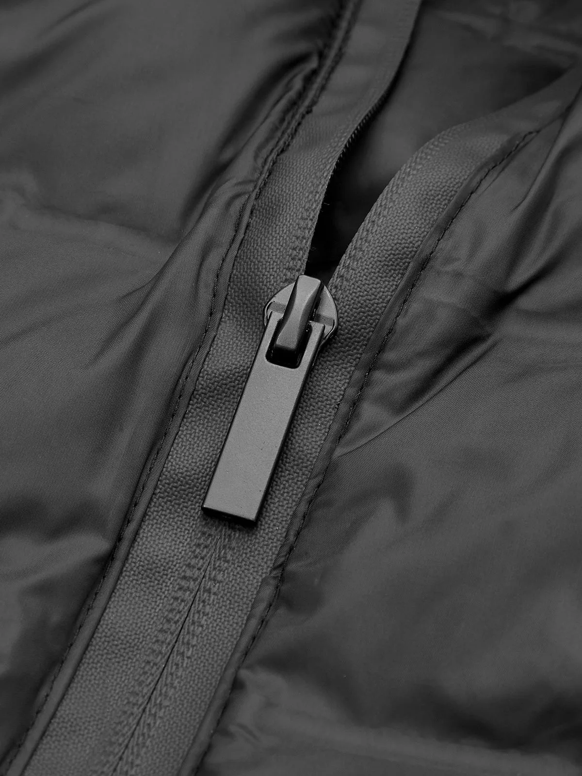 Turtleneck Hooded Slim Winter Coat sold by COMMENSE product image thumbnail 3