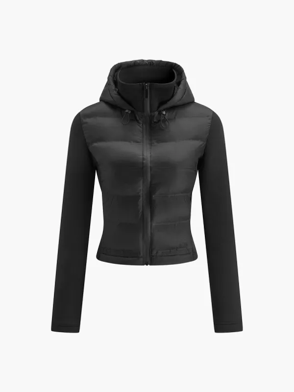 Turtleneck Hooded Slim Winter Coat sold by COMMENSE