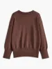 Minimalist Plain Shift Sweater sold by COMMENSE