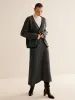 Contrast Side Piping Belted Sweater Co-ords sold by COMMENSE