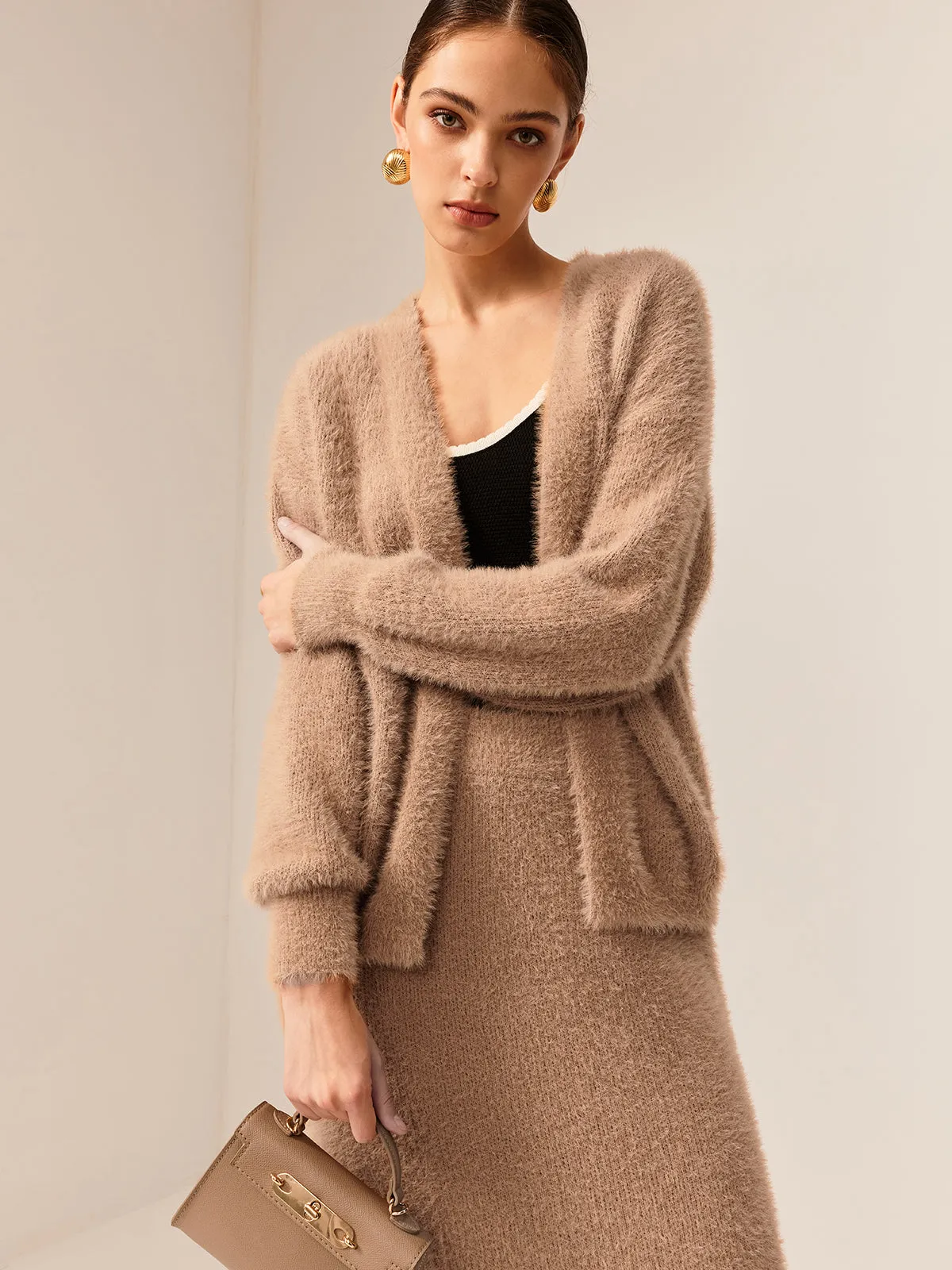Plain Fuzzy Cozy Sweater Co-ords sold by COMMENSE product image thumbnail 2