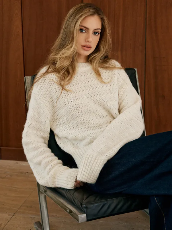 Mohair Cozy Sweater sold by COMMENSE