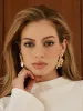 Mermaid Tail Ruched Earrings sold by COMMENSE