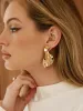 Mermaid Tail Ruched Earrings sold by COMMENSE