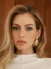 Mermaid Tail Ruched Earrings sold by COMMENSE
