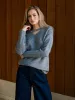 V-Neck Plain Pullover Sweater sold by COMMENSE